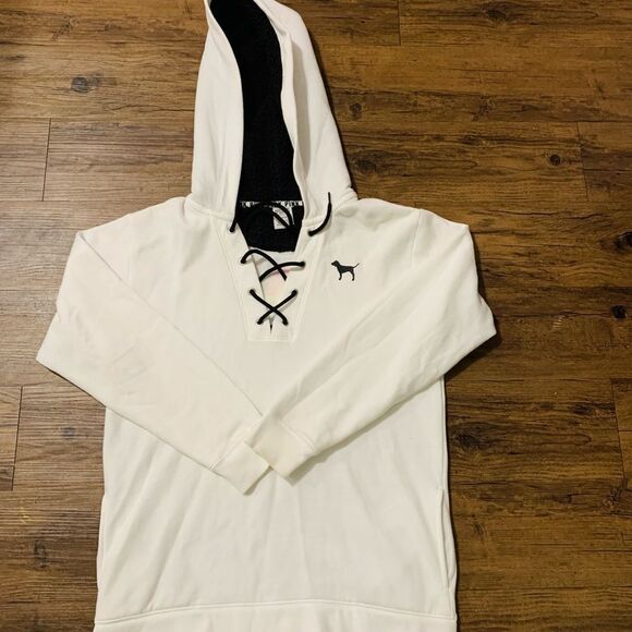 VS PINK RARE CHECKERED HOODIE XS - Picture 6 of 8